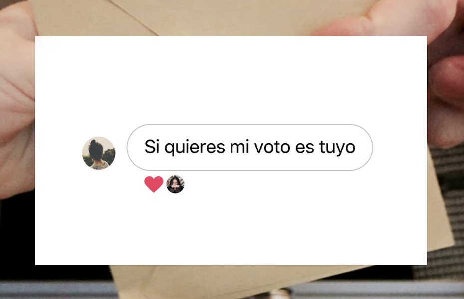 Votaré por primera vez porque una desconocida me ha cedido su voto por Instagram